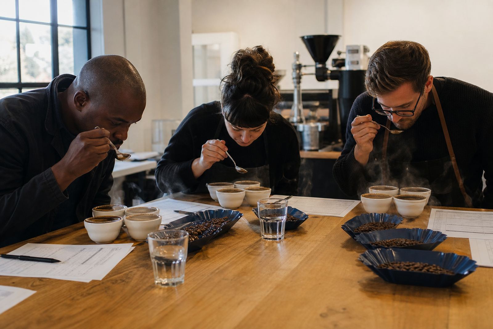 How We Cup Coffee