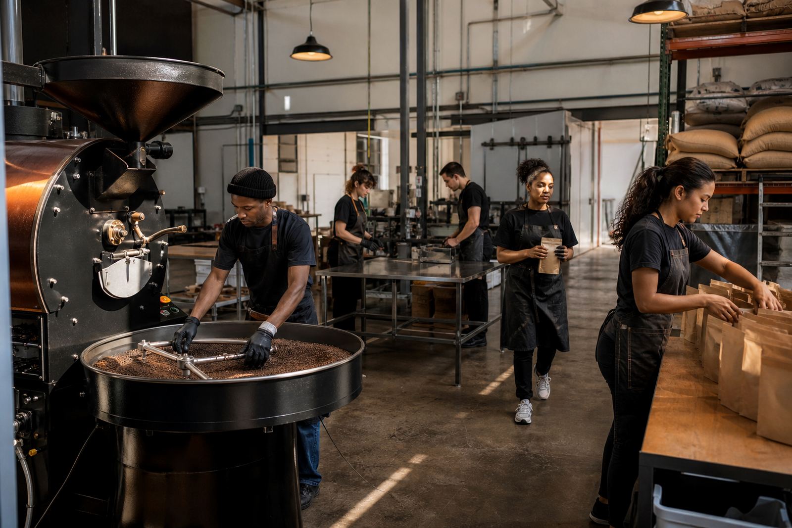 Inside The Roastery